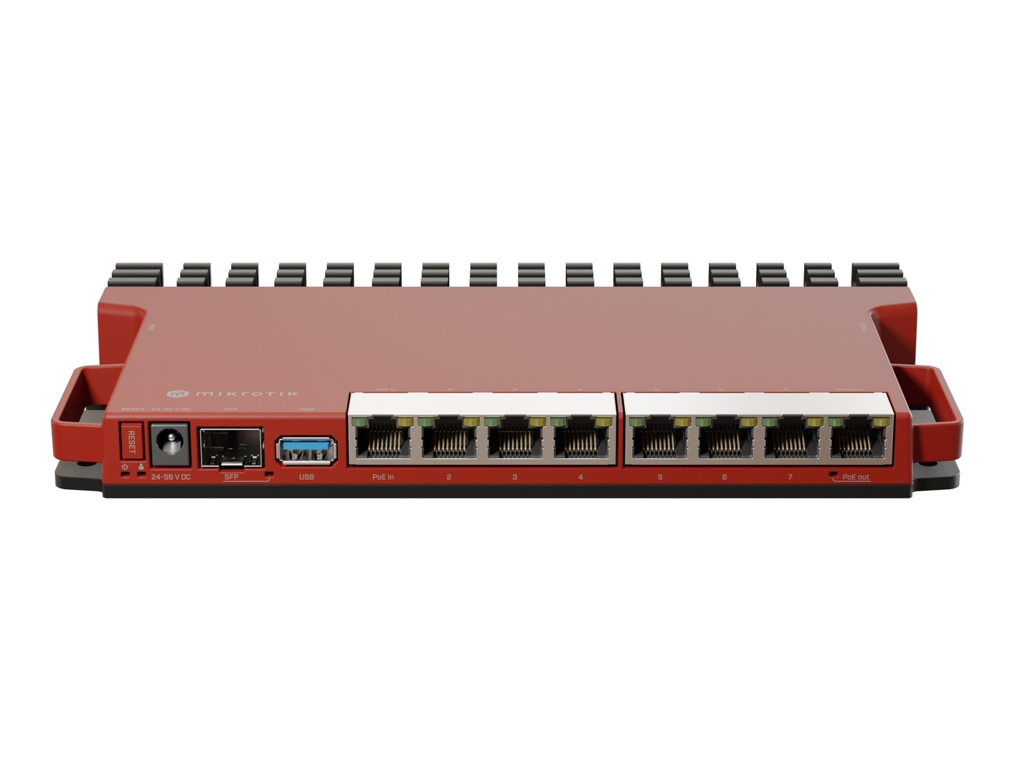 MikroTik L009 Series L009UIGS-RM - Router 9-Port-Switch