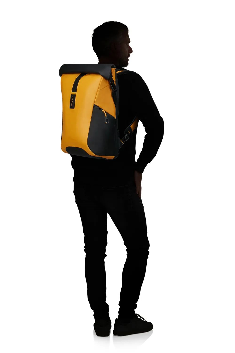 SAMSONITE PARADIVER LIGHT ROLLTOP BACKPACK L, YELLOW