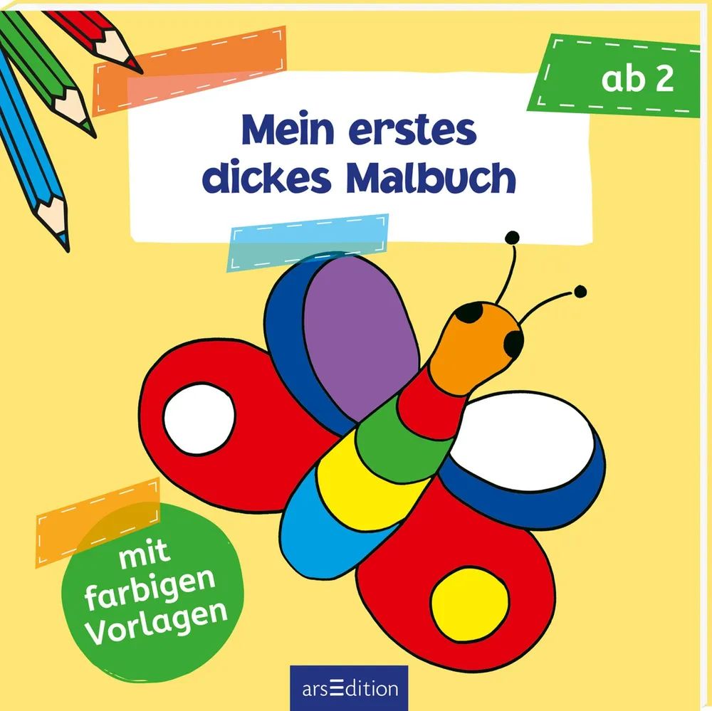 Ars Edition GmbH Mein 1. dickes Malbuch