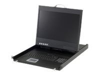 LevelOne KVM-8901 - KVM-Konsole - PS/2, USB - 48.3 cm (19")