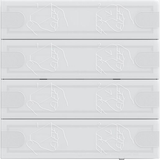 Gira KNX TASTSENS.4 KOMFORT 4F / GIRA 5004003 TS4 WEIß 5004003