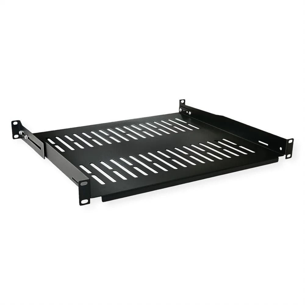 VALUE 19-Zoll-Geräteträger, 485 x 400mm, max. 25kg, schwarz