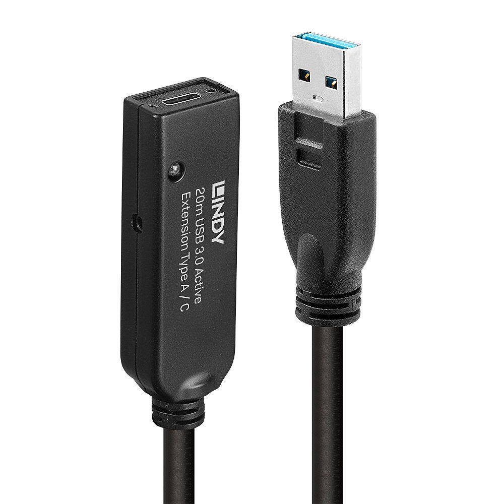 Lindy 20m USB 3.0 Aktivverlängerung Typ A an C