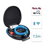 NRGkick Set Optimal - Typ 2 - 22 kW - 32 A - 7,5 m - Überspannung - Überhitzung - Unterspannung - Schwarz - Blau - Rot