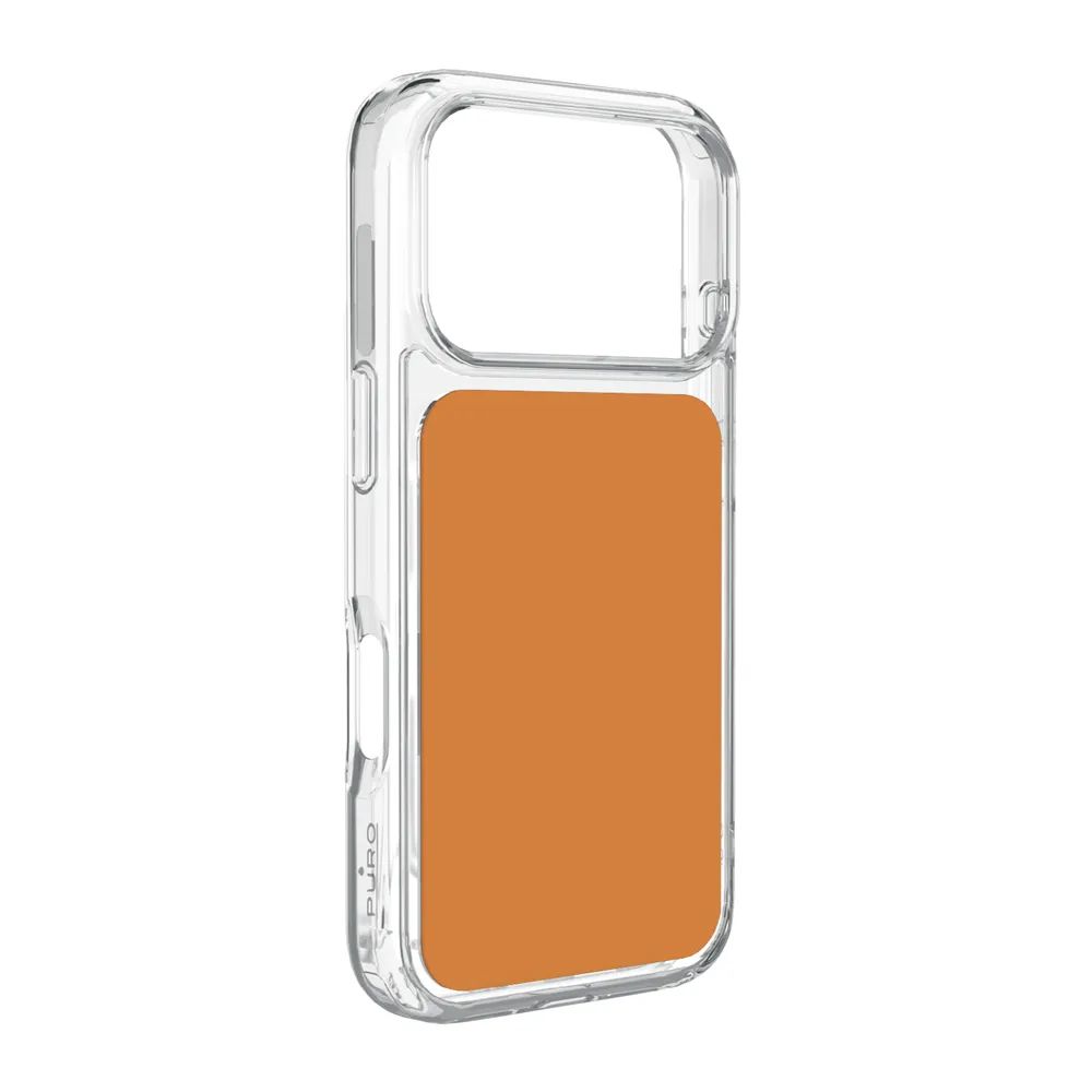 PURO PLATE MAG MagSafe kompatibles Cover für iPhone 17 PRO MAX, orange