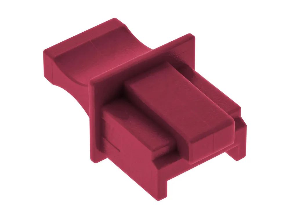 InLine Staubschutzkappen für RJ45 Buchsen - dunkelrot - 10 Stück
