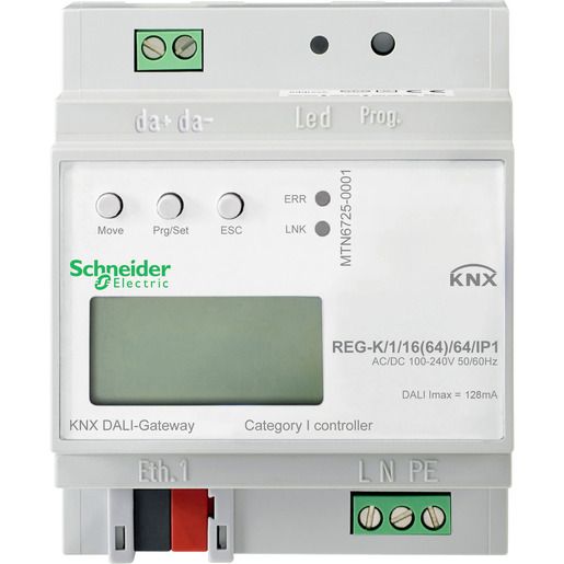 Schneider Electric KNX DALI-GW.REG-K/1/16(64)/64 / SCHN.E MTN6725-0001