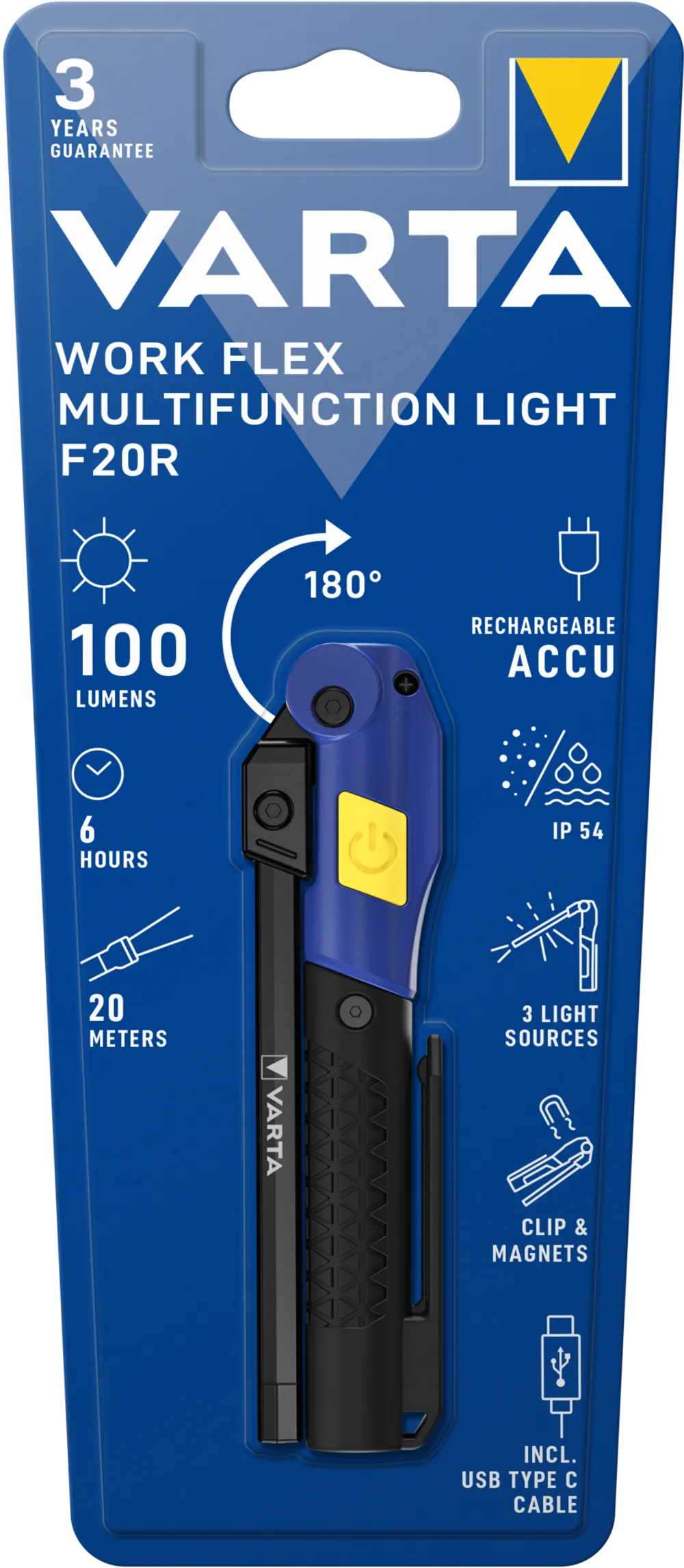 VARTA Work Flex Multifunction Light F20R