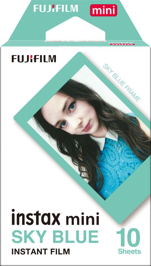 Fujifilm Instax Mini Film Blau, 10 Aufnahmen
