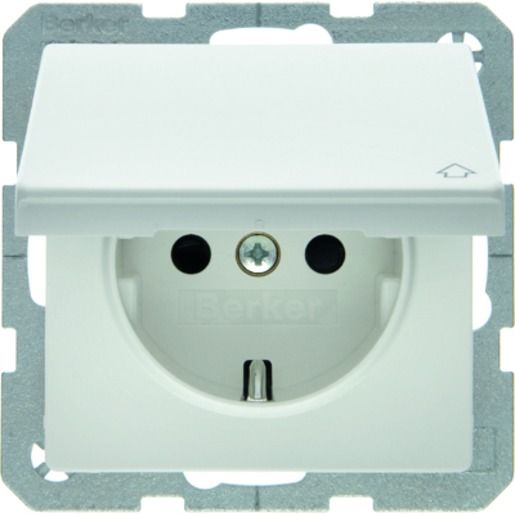 Berker SCHUKO-STD M. KLAPPDECKEL / BERKER 47516069 PW Q.1 47516069