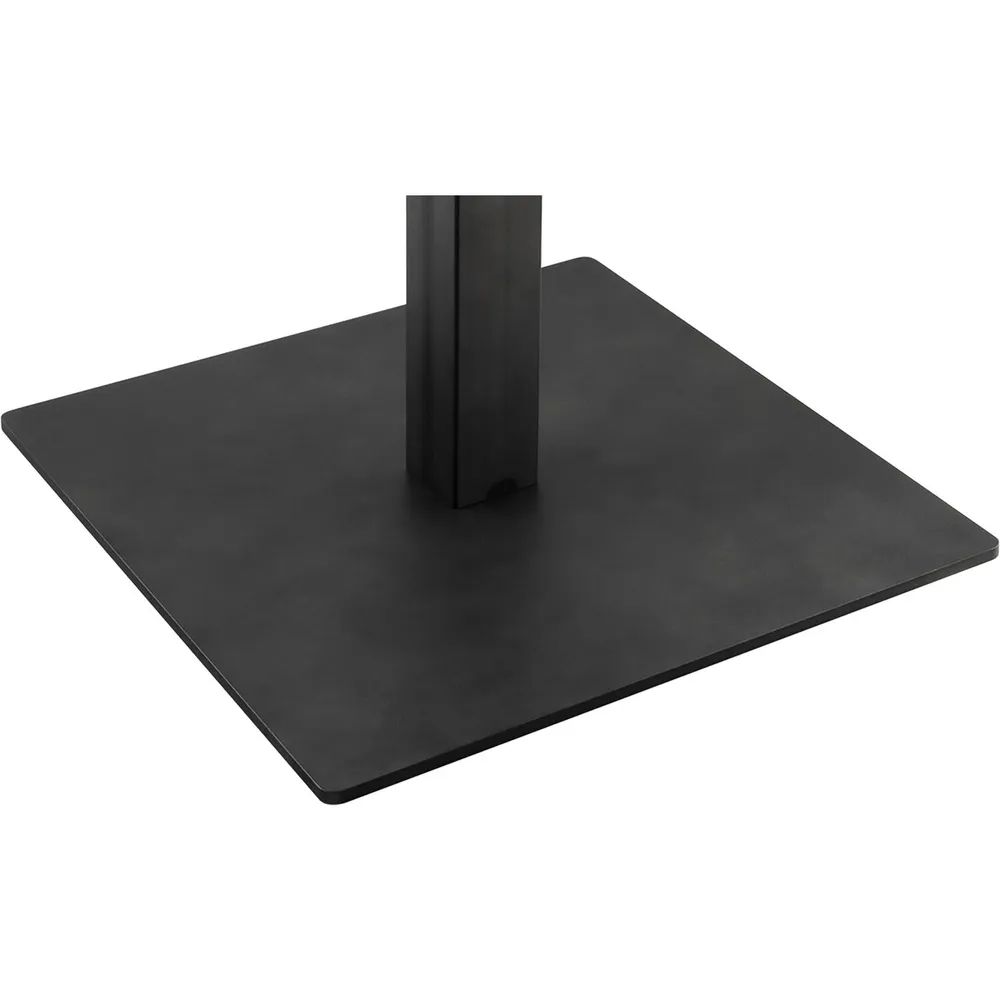 SIMAUSROM Bodenplatte Amila 500 x 500 mm Schwarzstahl schutzlackiert