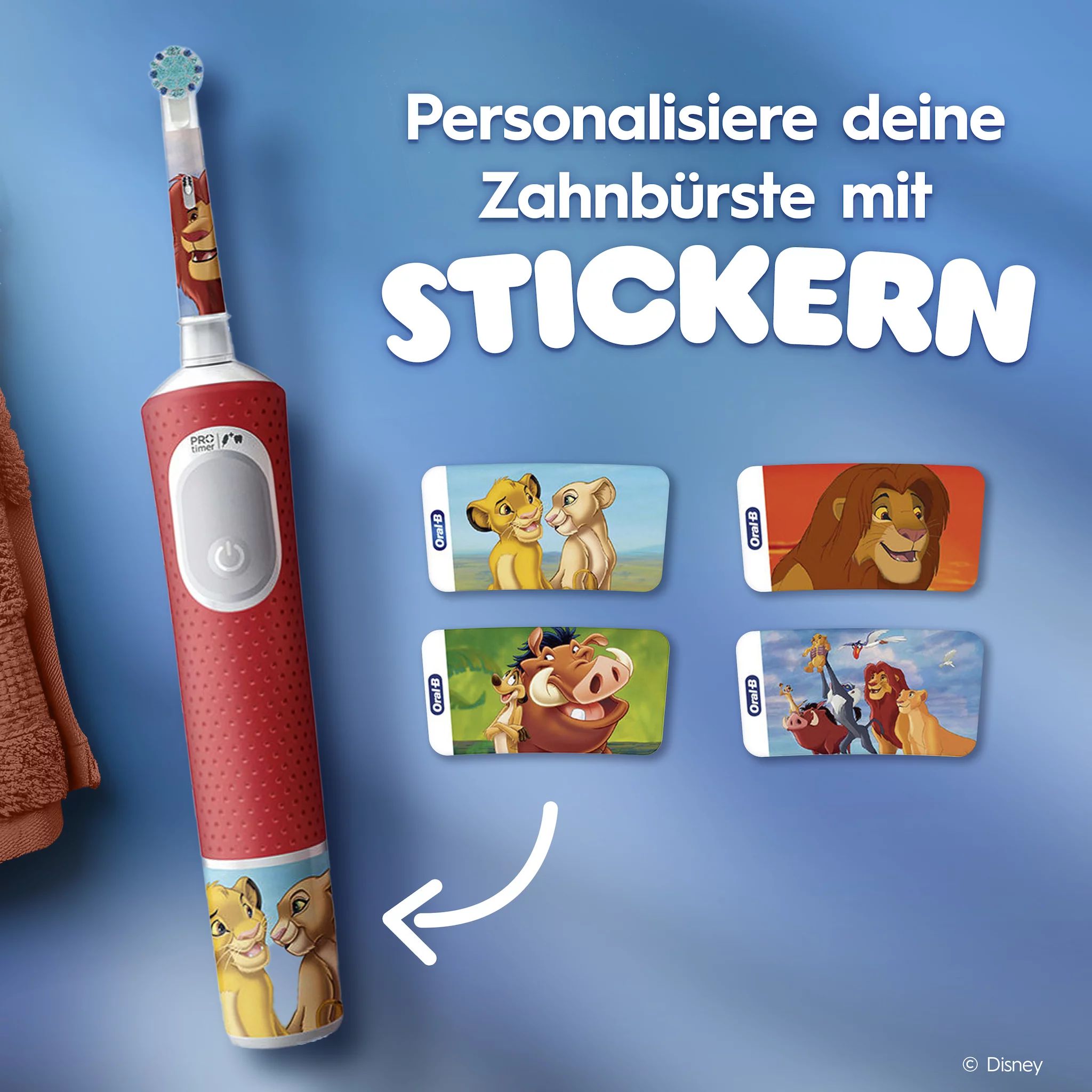 Oral-B Vitality Pro 103 Kids König der Löwen mit Reiseetui