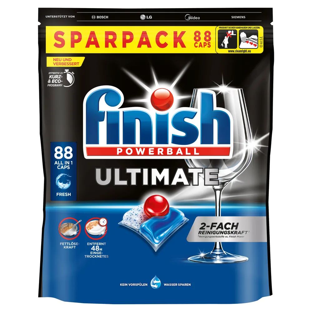 Finish Ultimate Sparpack Fresh 88 Caps
