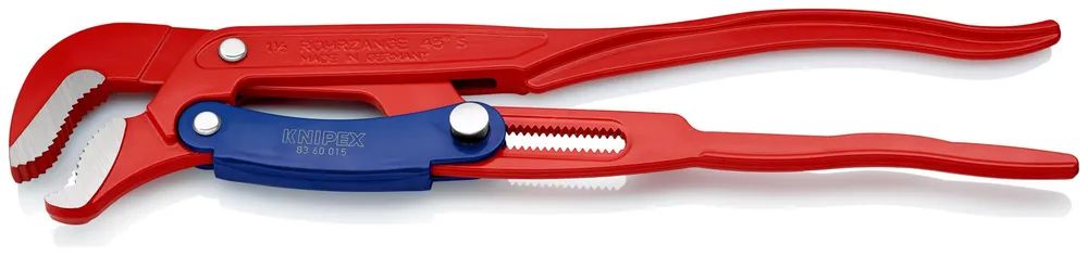 KNIPEX Rohrzange S-Maul mit Schnelleinstellung rot pulverbeschichtet 420 mm