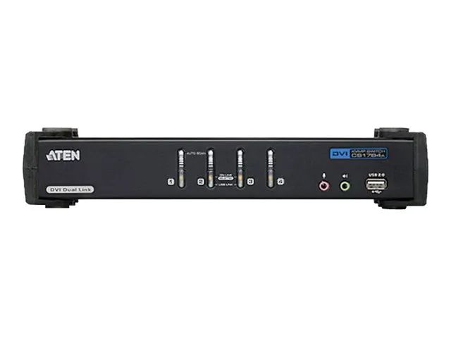ATEN CS1784A Tastatur/Video/Maus (KVM)-Switch Schwarz