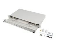 Lanberg 19" Fiber Patchpanel 12xSC SIMPLEX/12xLC DUPLEX g - Glasfaser (LWL) - Duplex