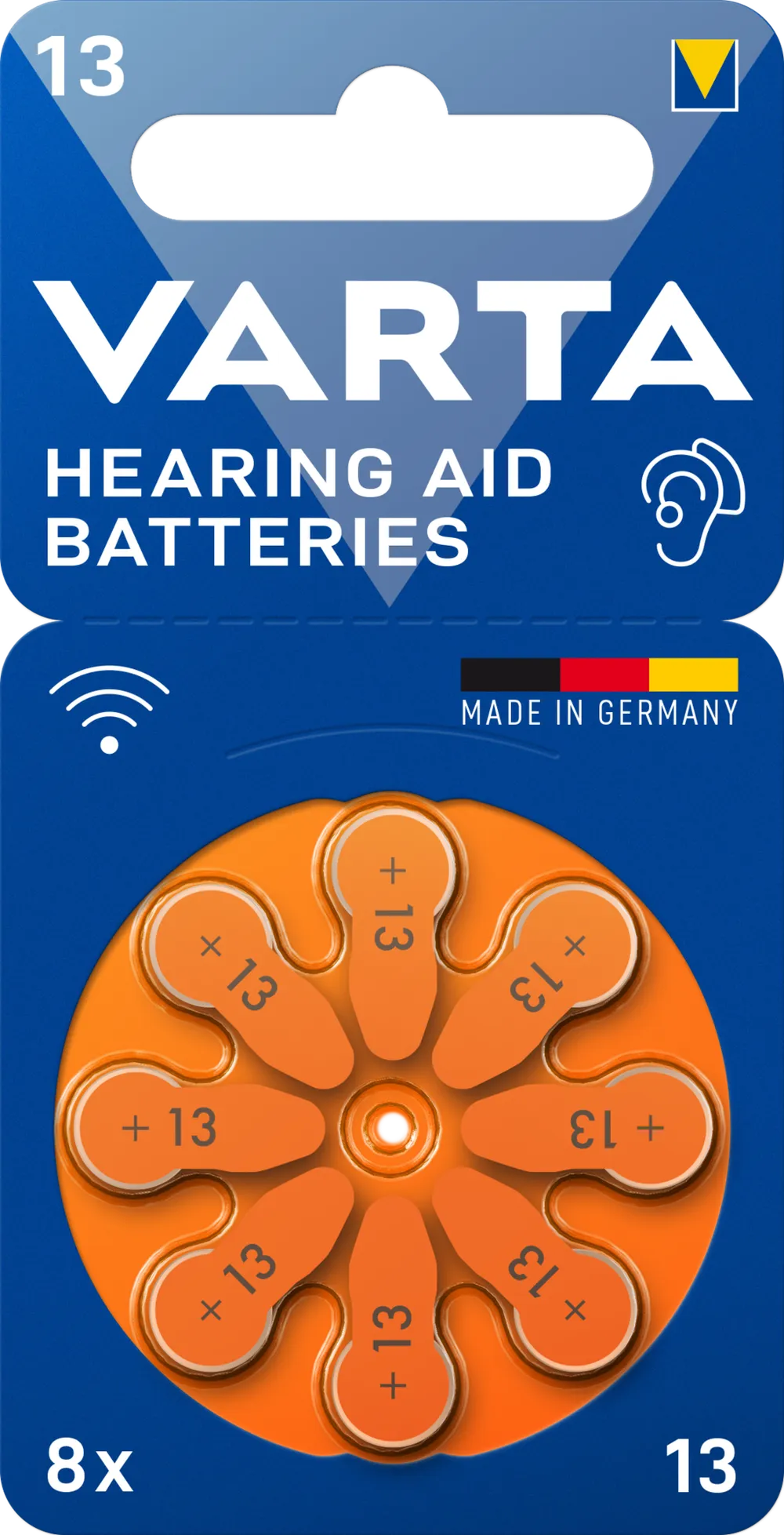 VARTA Hearing Aid Batteries 13 Blister 8