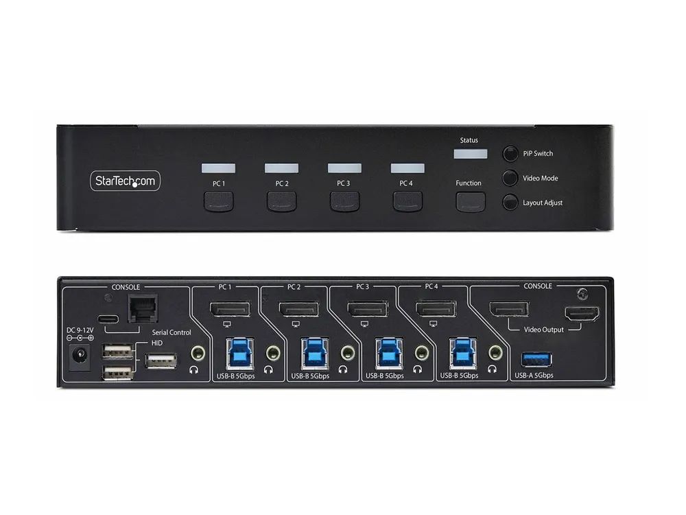 StarTech.com Startech - KVM-/Audio-/USB-Switch - 4 x KVM/Audio/USB