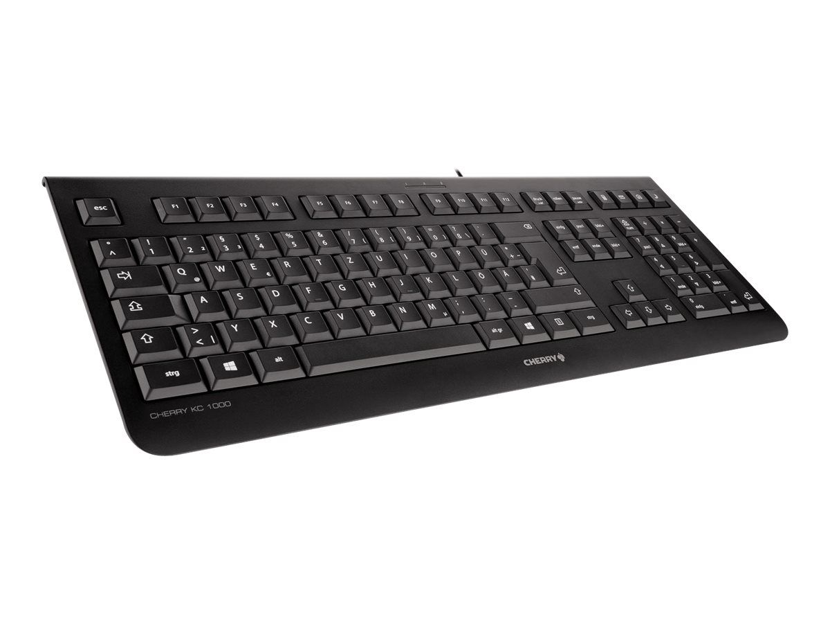 Cherry KC 1000 - Tastatur - Deutsch - Schwarz