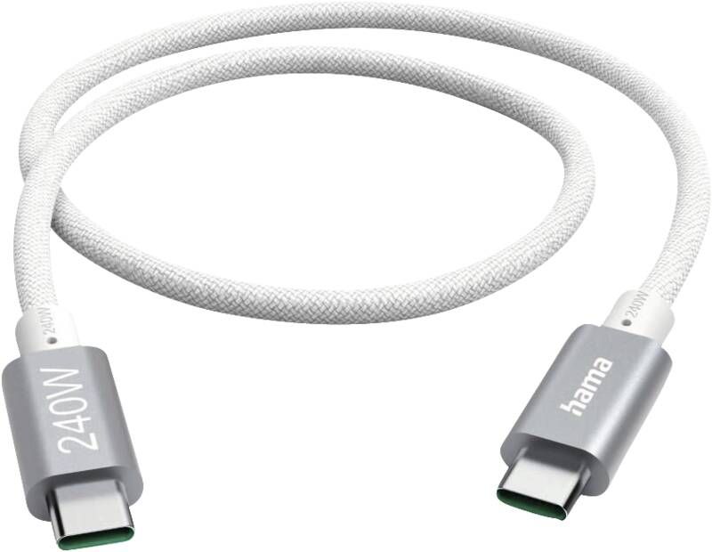 Hama 201721 240W USB-Kabel,USB C-C,1,5m,5GB
