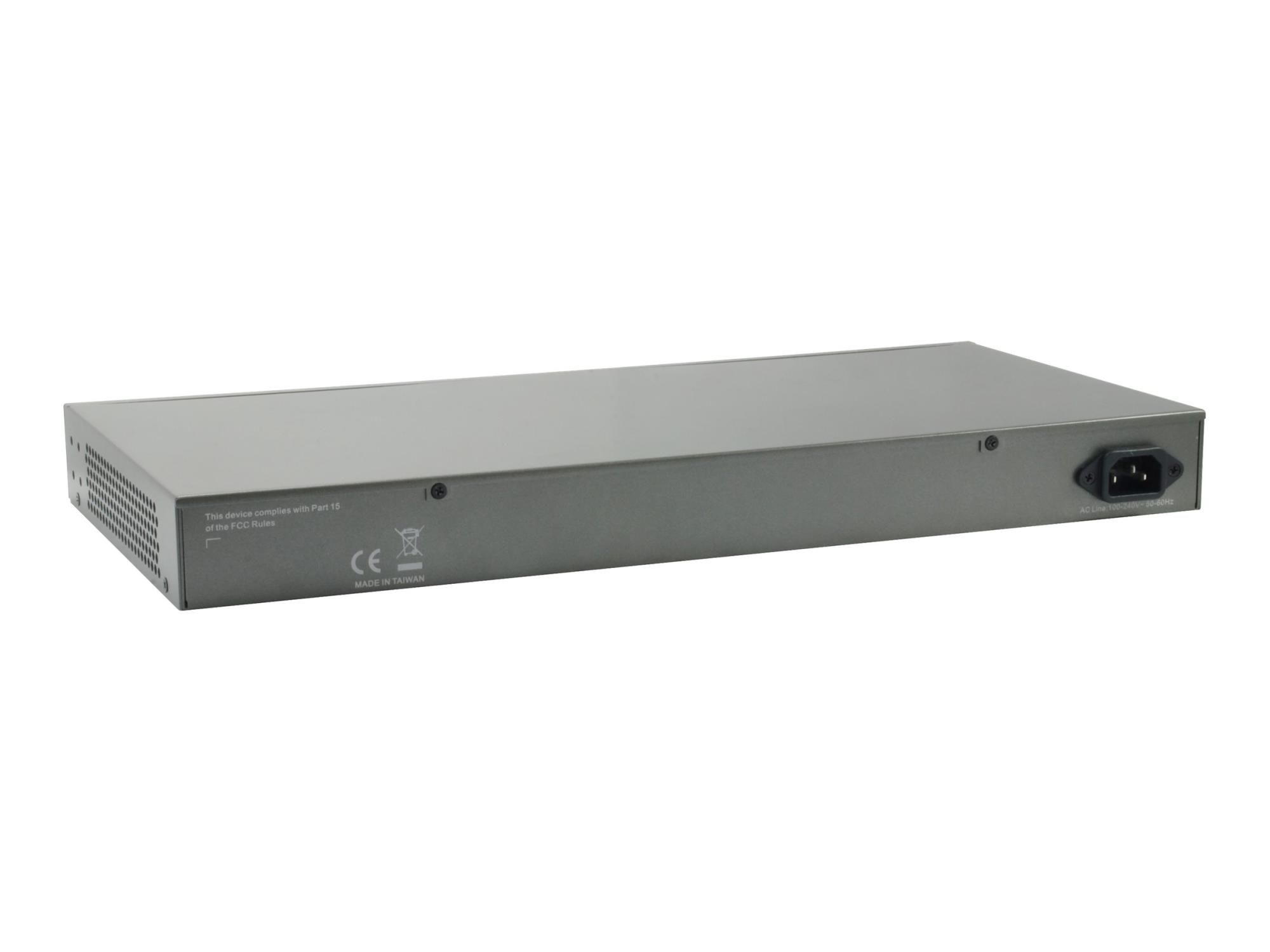 LevelOne GEP-2651 - Switch - Smart - 24 x 10/100/1000 (PoE+)