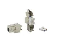 Equip Cat.6A abgeschirmter Keystone Jack werkzeugfrei - Flach - Silber - RJ-45 - LSA - Weiblich - 23/26