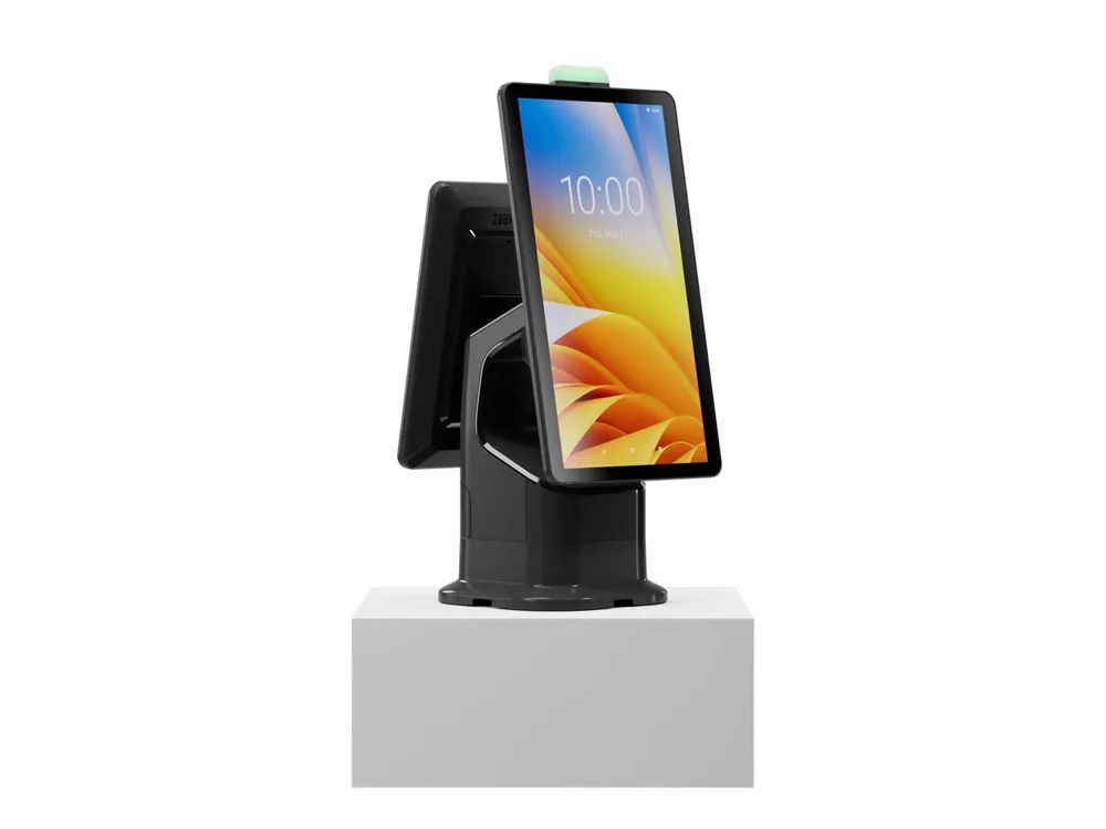 Zebra KC50 - Kiosk - 1 5430 / 2.1 GHz - RAM 6 GB - Flash 64 GB - 1GbE, Bluetooth, Wi-Fi 6, Bluetooth 5.3, NFC - WLAN: 802.11 a/b/g/n/ac/ax/d/h/i/k/r/v/w/mc, Bluetooth 5.3, NFC - Android 13 GMS - Monitor: LED 38.1 cm (15")