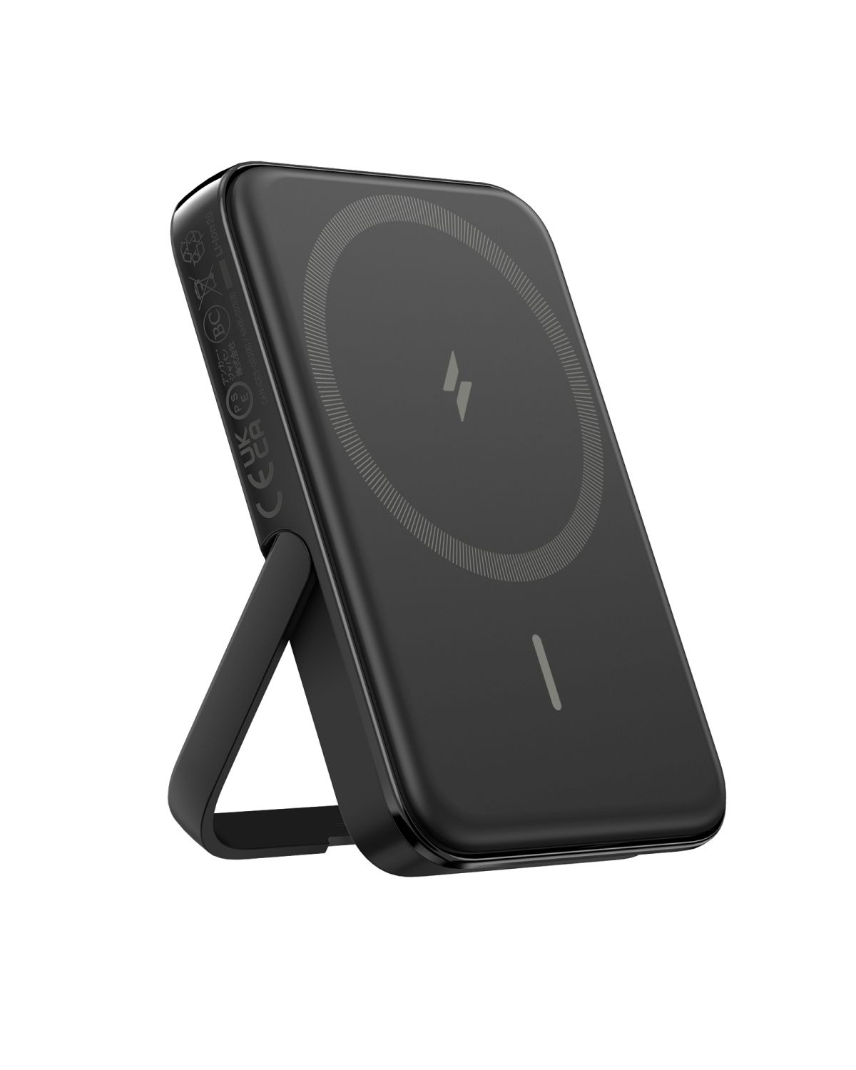 Anker Innovations Anker 322 (MagGo) - Induktive Power Bank - Li-Pol - 5000 mAh - 18.5 Wh - 12 Watt - 2.4 A - 2 Ausgabeanschlussstellen (24 pin USB-C)