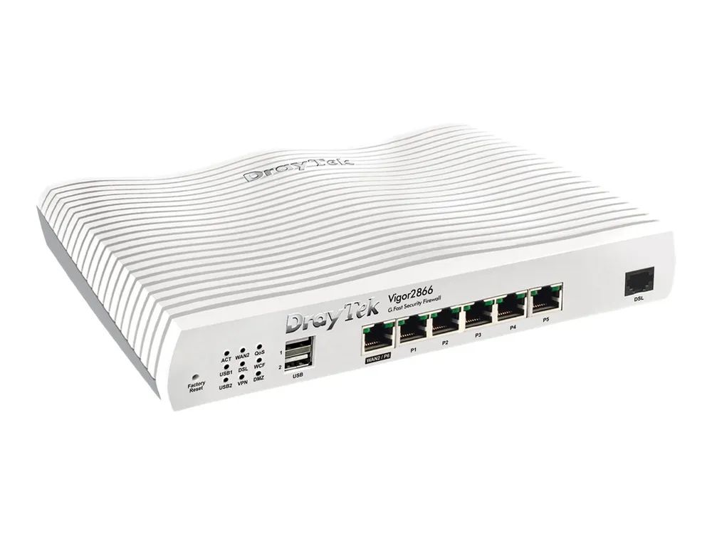 Draytek Vigor 2866 - Router - DSL-Modem 5-Port-Switch