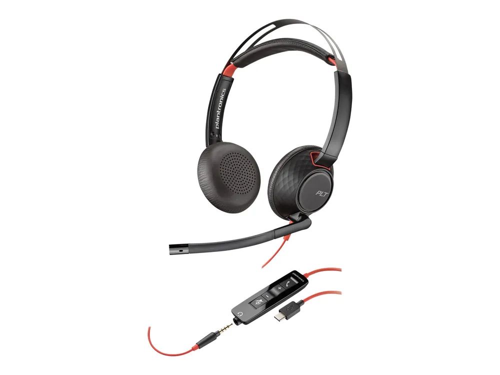 Poly Blackwire 5220 - 5200 Series - Headset - On-Ear