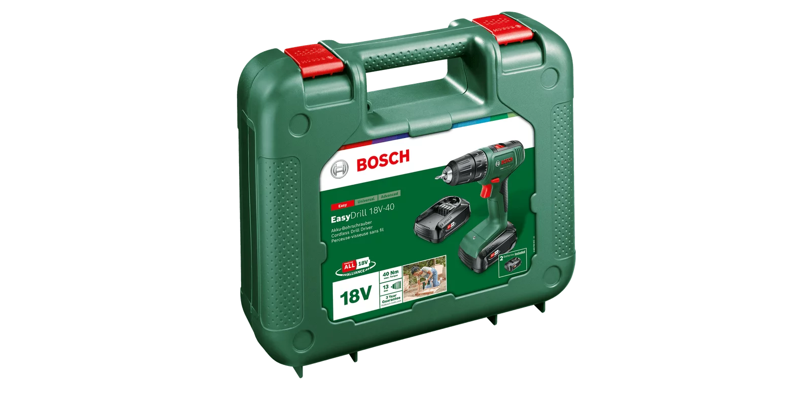 Bosch EasyDrill 18V-40 2x1,5Ah