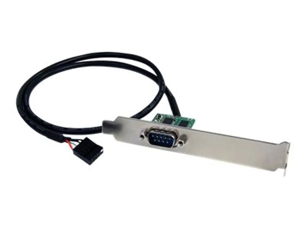 StarTech.com 60cm Internes USB 10 Pin Header auf Serielles RS232/ DB9 Slotblech