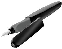 Pelikan Twist® Füller für Rechts- und Linkshänder, Black, Feder M