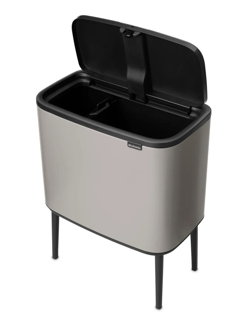 Brabantia Bo Touch Bin, 11 + 23L - Soft Grey