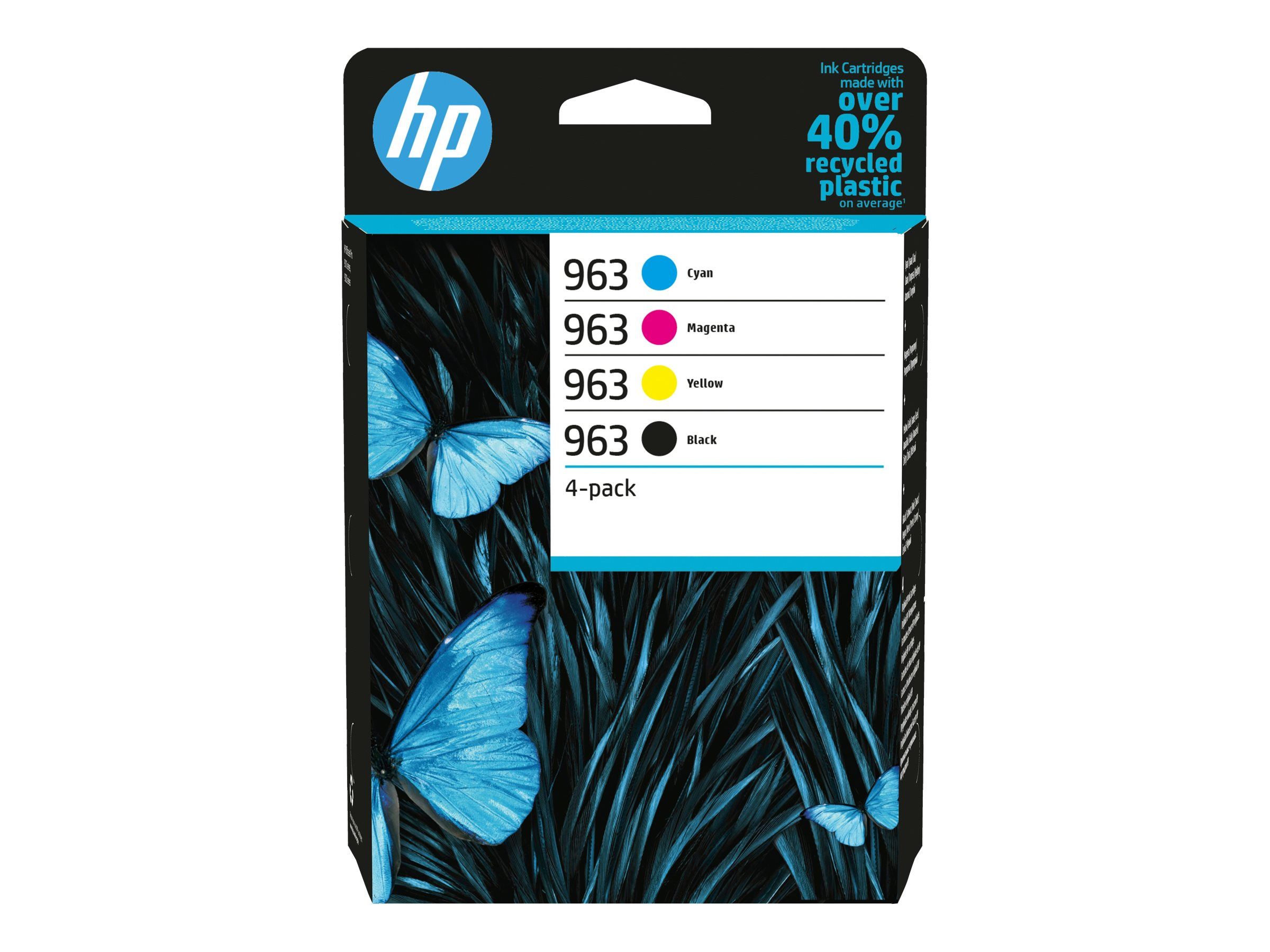 HP 963 - 4er-Pack - Schwarz, Gelb, Cyan, Magenta