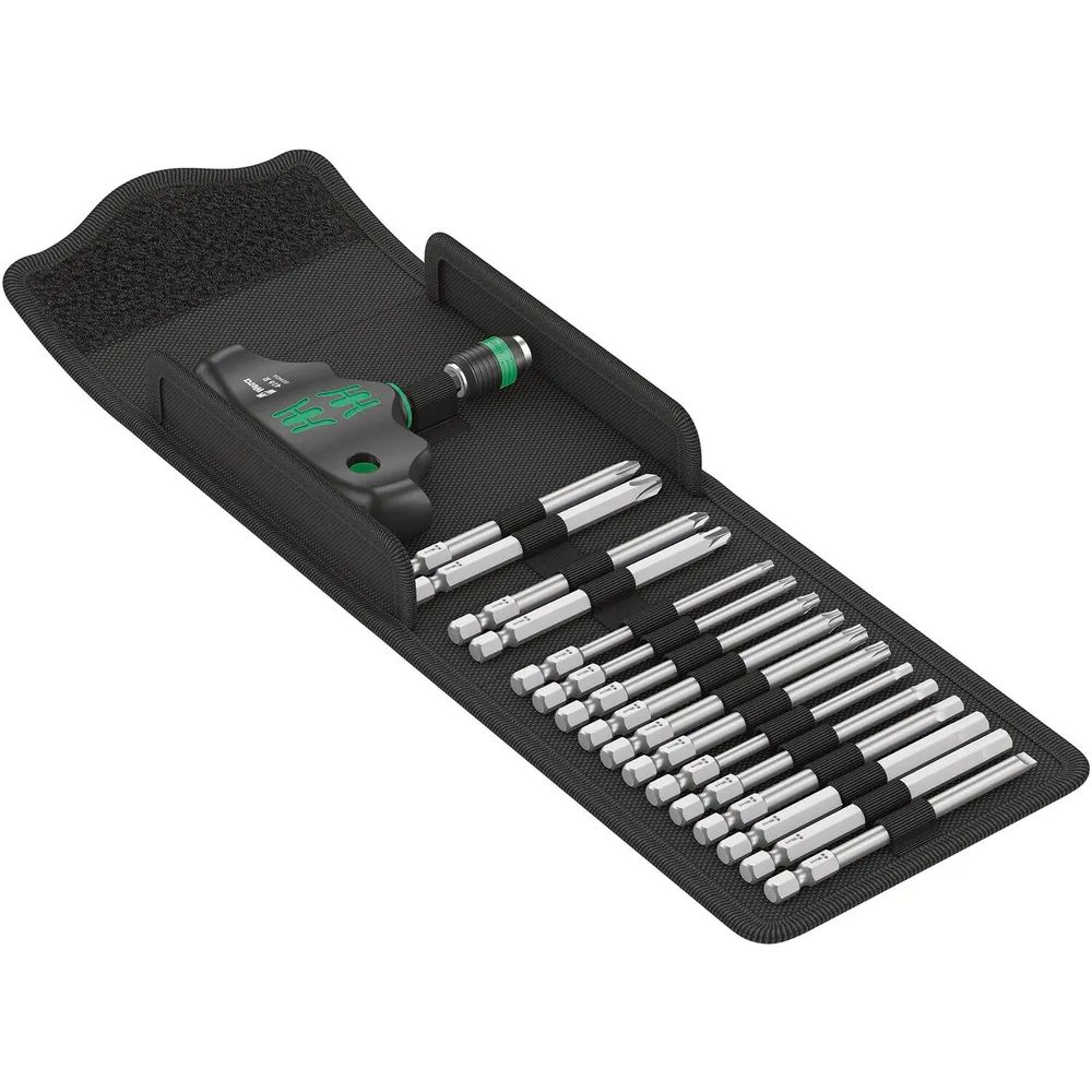 WERA Bit Satz Kraftform Kompakt 400 17-teilig