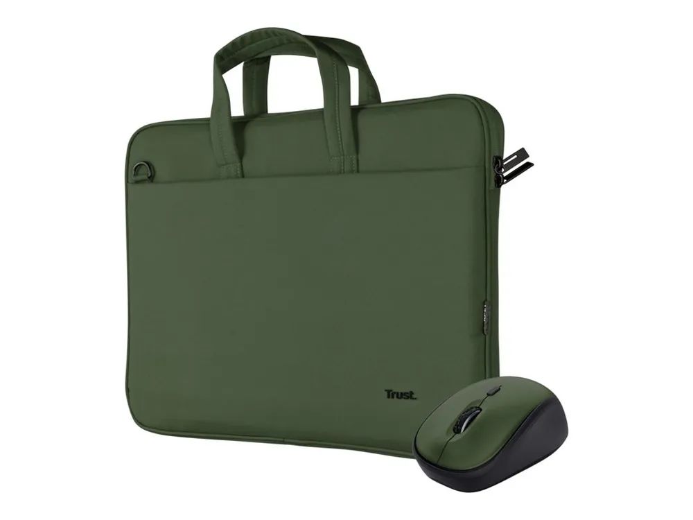 Trust BOLOGNA BAG AND MOUSE SET GREEN