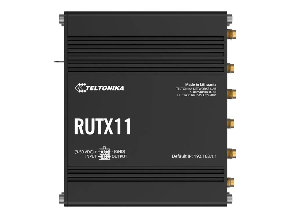 Teltonika RUTX11 - Wireless Router - WWAN 4-Port-Switch