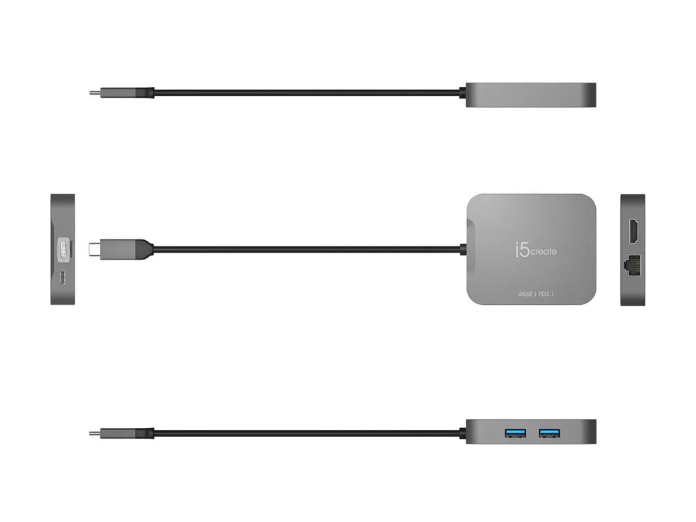 j5create Elite JCD3191 - Dockingstation - USB-C / USB4 / Thunderbolt 3 / Thunderbolt 4