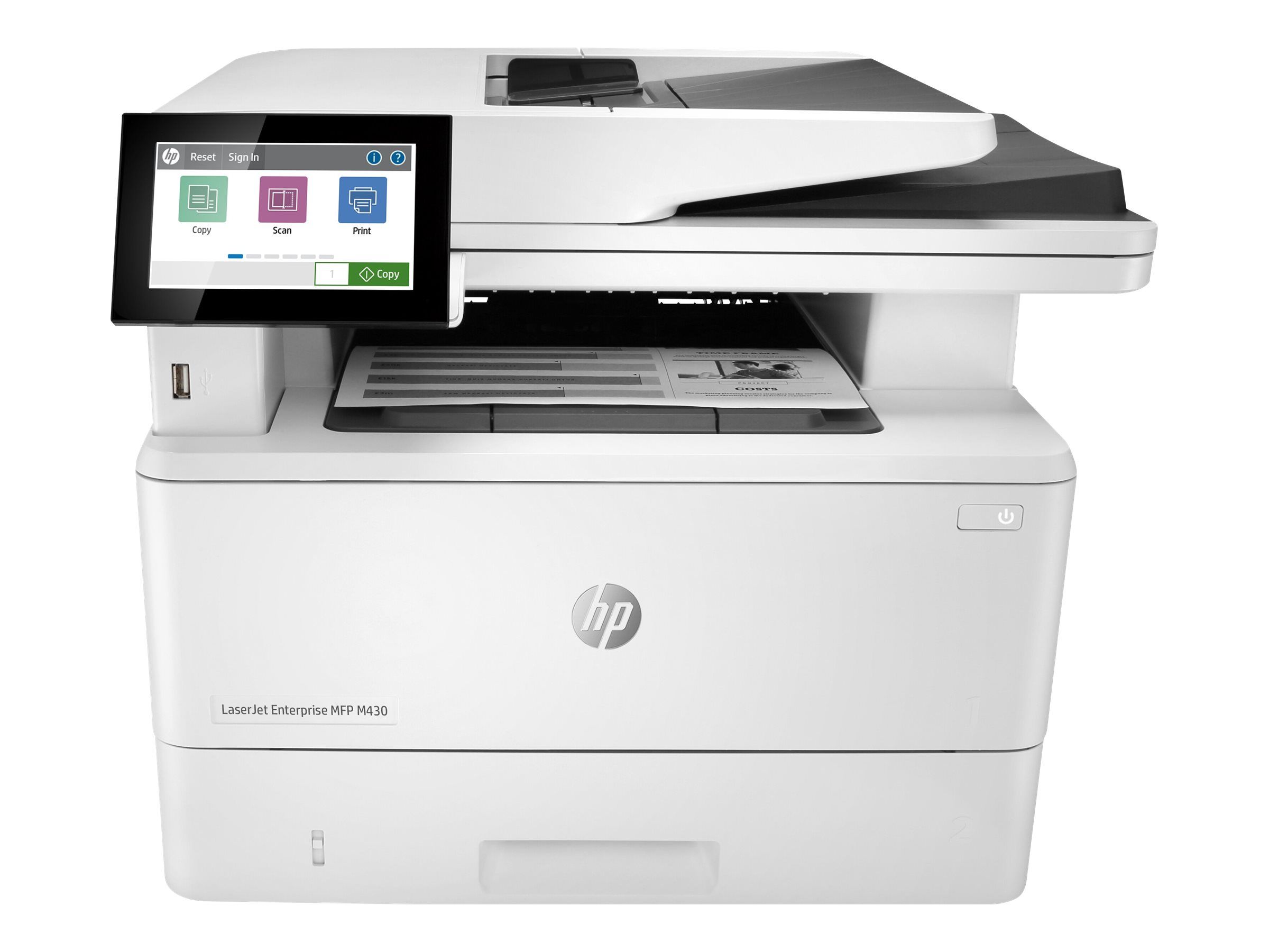 HP LaserJet Enterprise MFP M430f - Multifunktionsdrucker - s/w - Laser - 216 x 297 mm (Original)