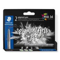 STAEDTLER Pigment Arts Intensiv Pen - 1 Farben - Schwarz - 1 mm - Rund - Kunststoff - Polypropylen (PP) - Tinte auf Wasserbasis