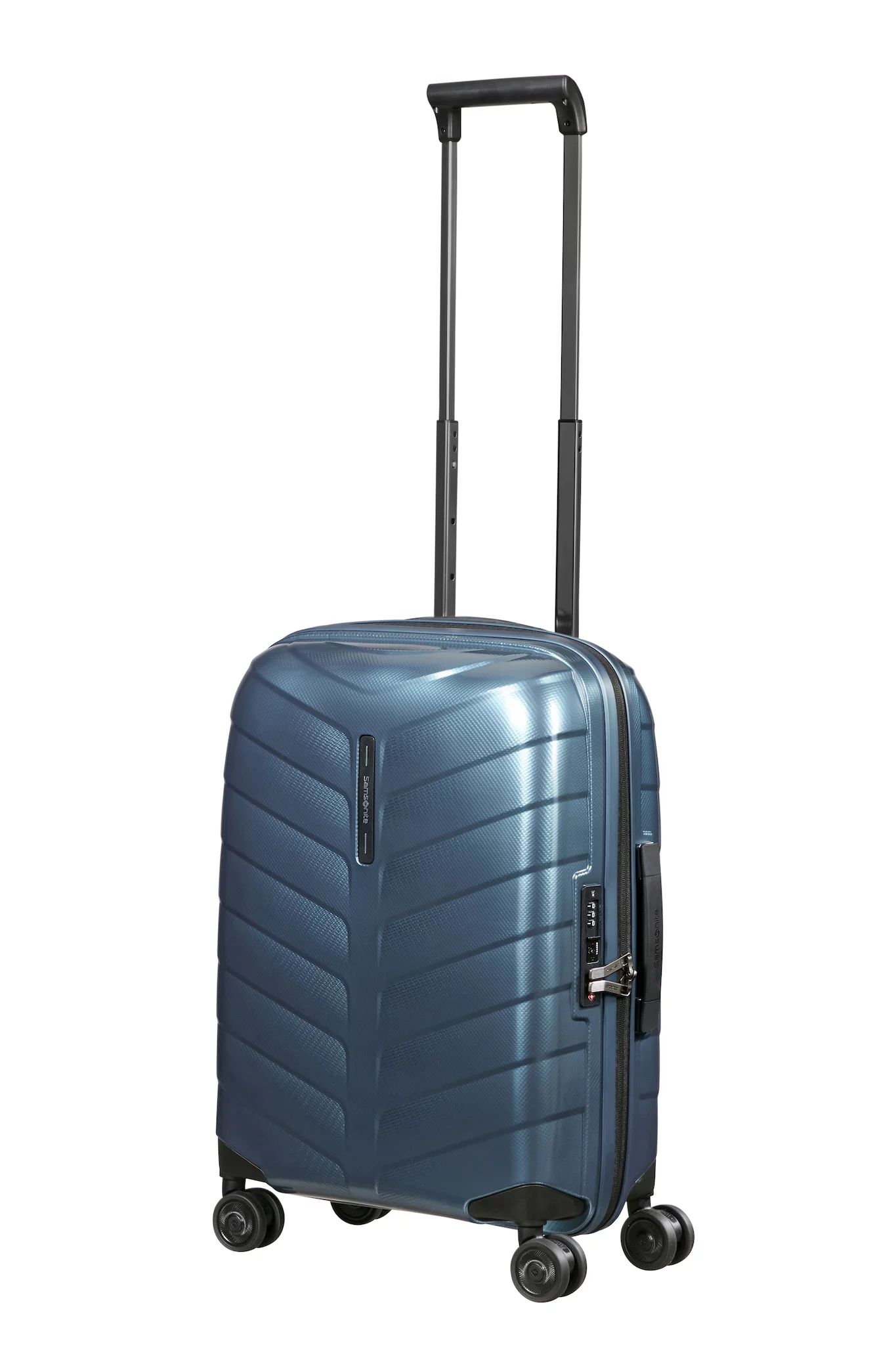 SAMSONITE ATTRIX SPINNER 55 / 20 EXP, STEEL BLUE