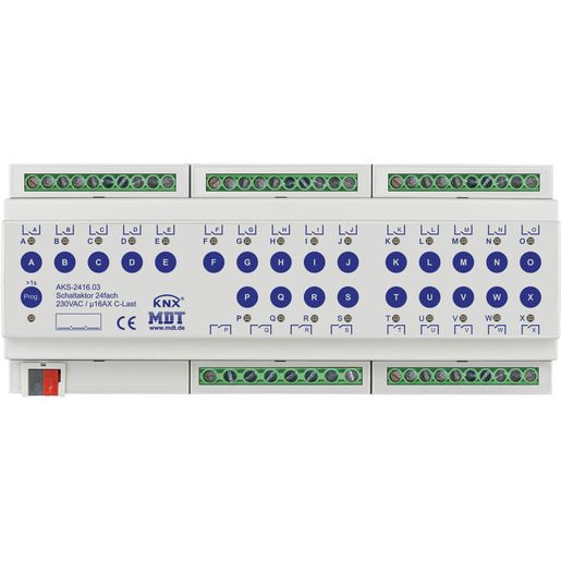MDT SCHALTAKTOR 24F STAND 16A 230V / AKS-2416.03