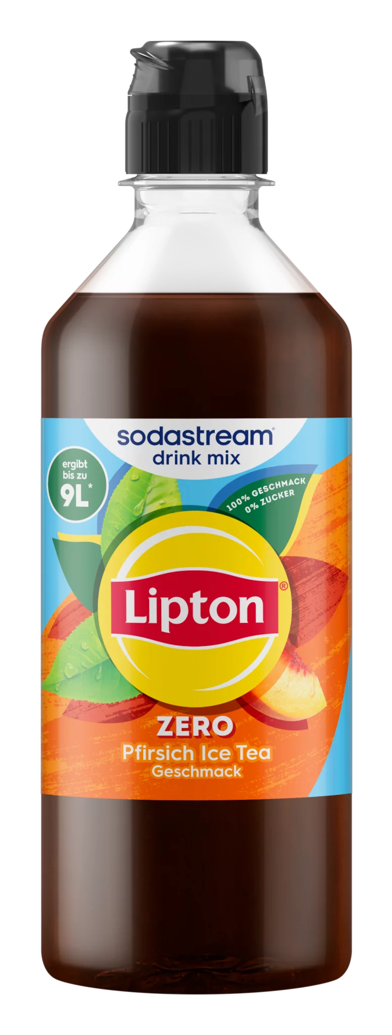 SodaStream drink mix LIPTON ICE TEA Pfirsich Zuckerfrei 440ml