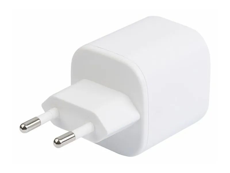 eSTUFF INFINITE - Netzteil - EU, GaN, 100 % recycelter Kunststoff - 67 Watt - 3.35 A - PD, SuperVOOC - 2 Ausgabeanschlussstellen (USB Typ A, 24 pin USB-C)