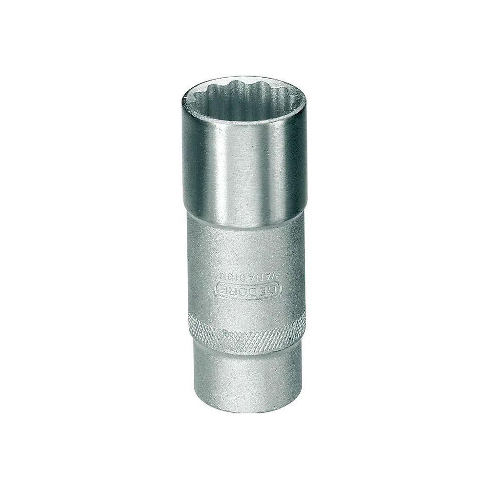 GEDORE Steckschlüssel-Einsatz lang D19L DIN3124 1/2vierkant 30.0 mm zwölfkant