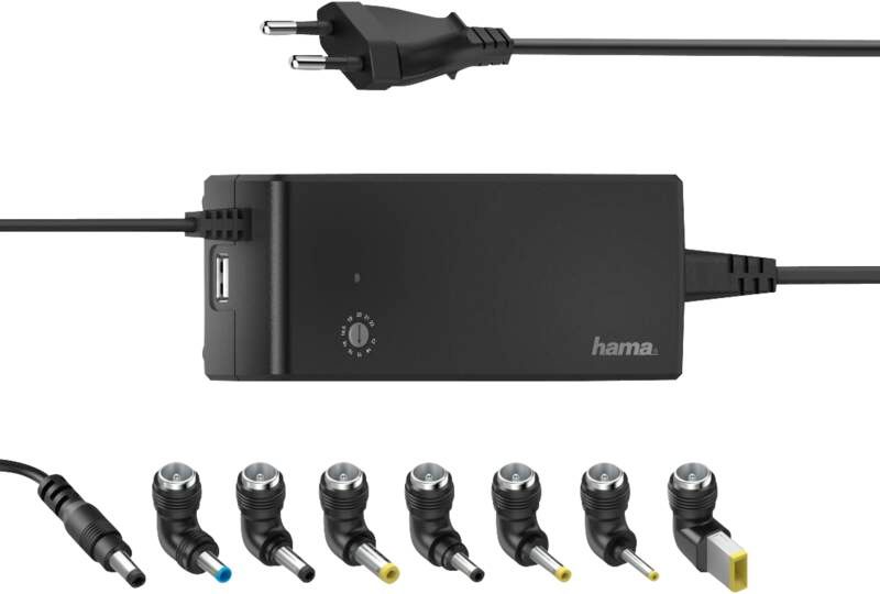 Hama Netzteil 200004 Notebook-Netzteil, 12-22V/90W