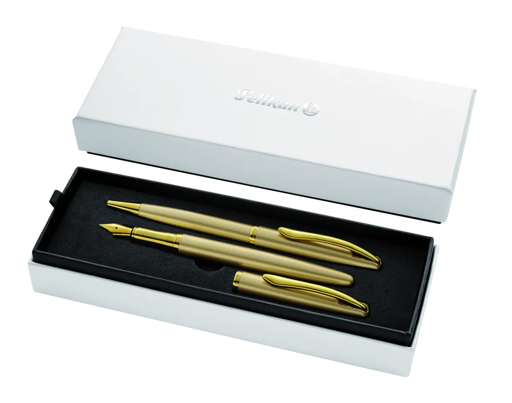 Pelikan Füllhalter & Kugelschreiber Jazz® Noble Elegance im Set, Gold