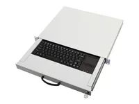 Equip 19" Tastaturschubl. DE-Layout+Touchpad RAL7035