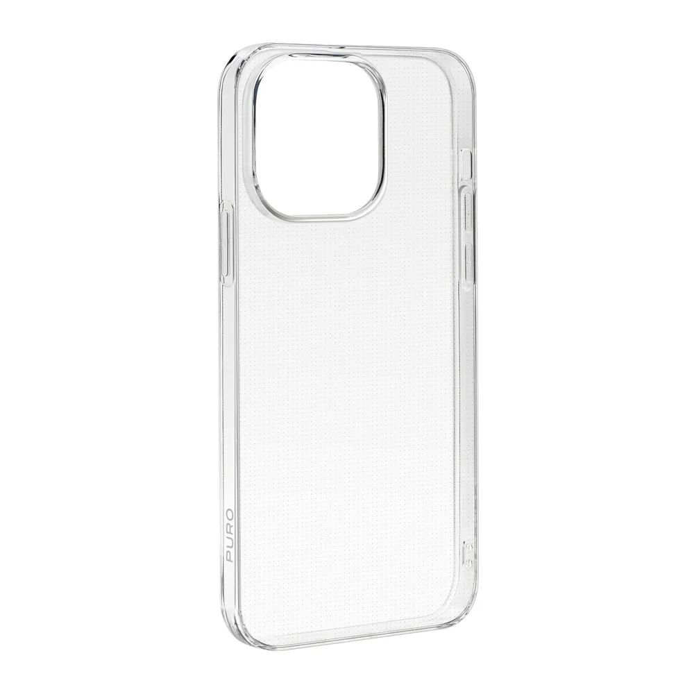 PURO NUDE Cover für iPhone 15 PRO, transparent